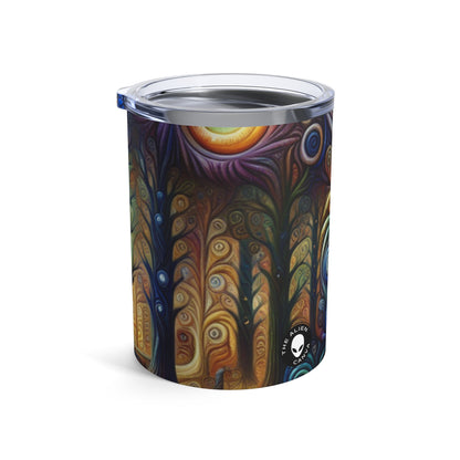 "Forêts arc-en-ciel enchantées" - Le verre Alien 10oz