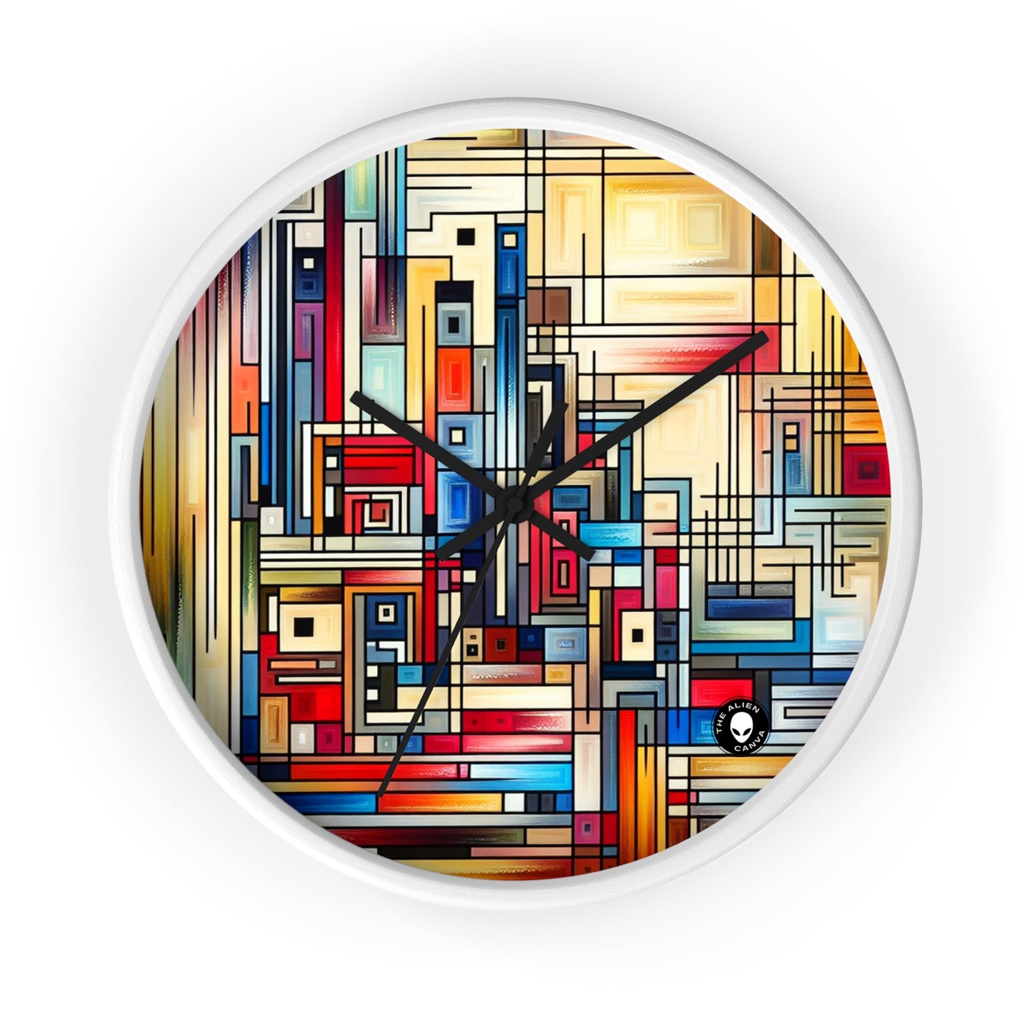 "Urban Symmetry: A Precisionist Perspective" - The Alien Wall Clock Precisionism