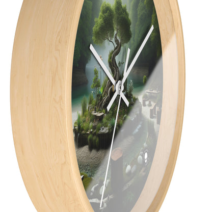 "Renewal Recycled: An Interactive Environmental Sculpture" - The Alien Wall Clock Environmental Sculpture