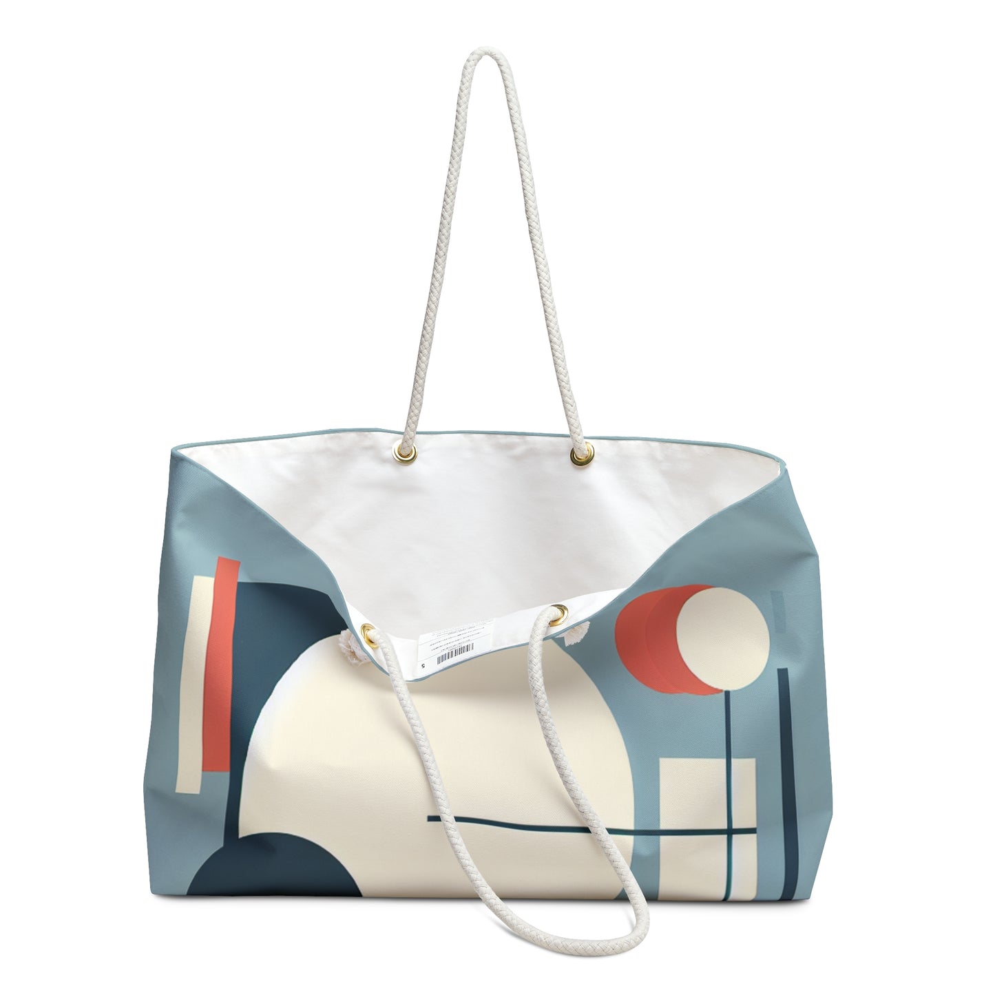 "Minimalistic Serenity: Tranquil Sunset Reflections" - The Alien Weekender Bag Minimalism