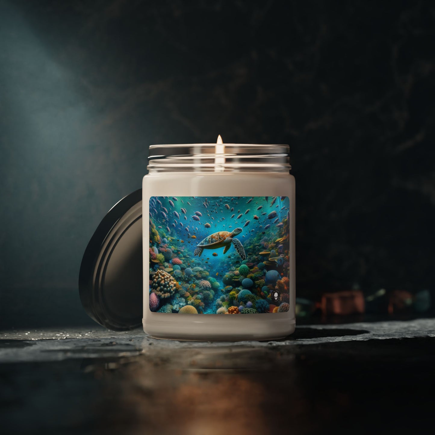 "Beneath the Surface: An Underwater Wonderland" - The Alien Scented Soy Candle 9oz