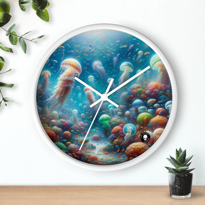 "Jellyfish Dreamland" - The Alien Wall Clock