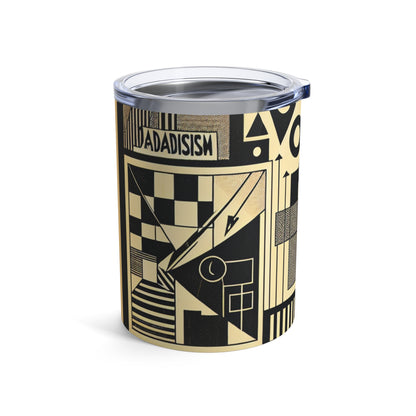 "Dadaist Dreamscape: A Surreal Digital Collage Ensemble" - The Alien Tumbler 10oz Dadaism