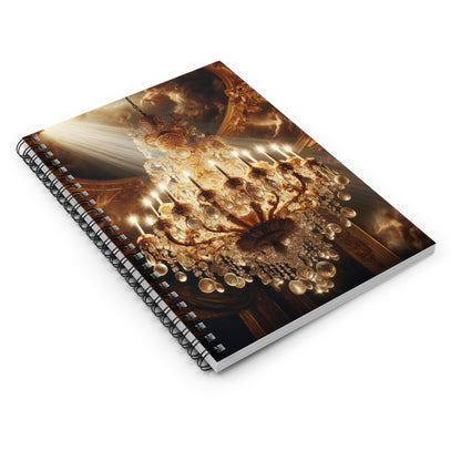 "Heavenly Splendor" - The Alien Spiral Notebook (Ruled Line) Baroque Style