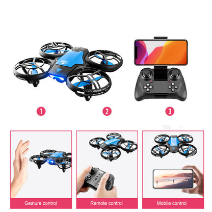 V8 2.4G 4CH Mini Drone RC détection de geste WIFI FPV maintien d'altitude quadrirotor RC Drone jouet avec caméra haute définition