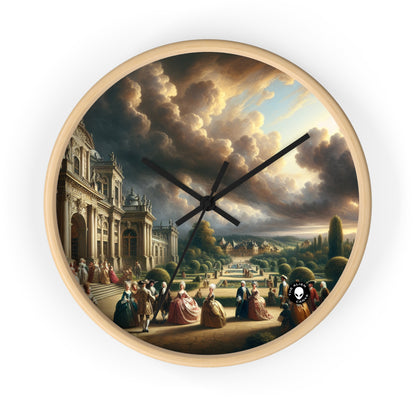 "Royal Banquet in a Baroque Palace" - The Alien Wall Clock Baroque