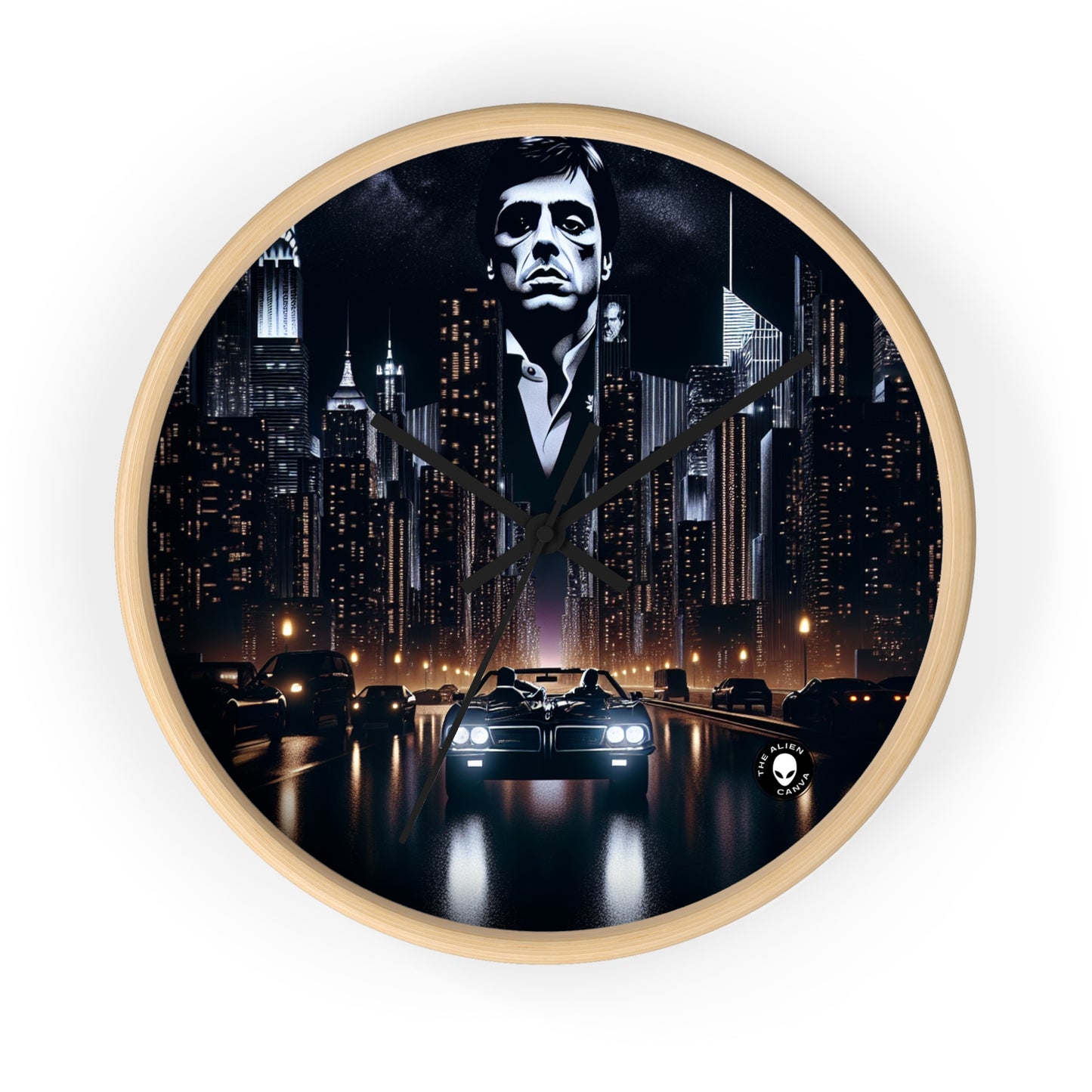 "The World is Mine: A City Drive" - The Alien Wall Clock