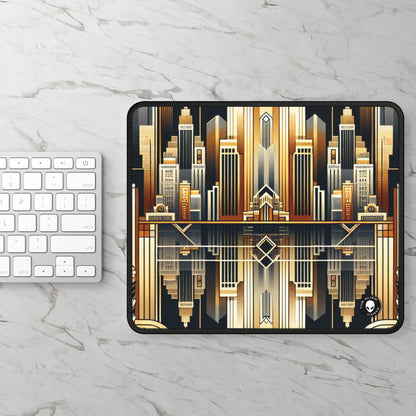 "Luxe Deco: Elegancia artística en el Grand Hotel" - The Alien Gaming Mouse Pad Art Deco