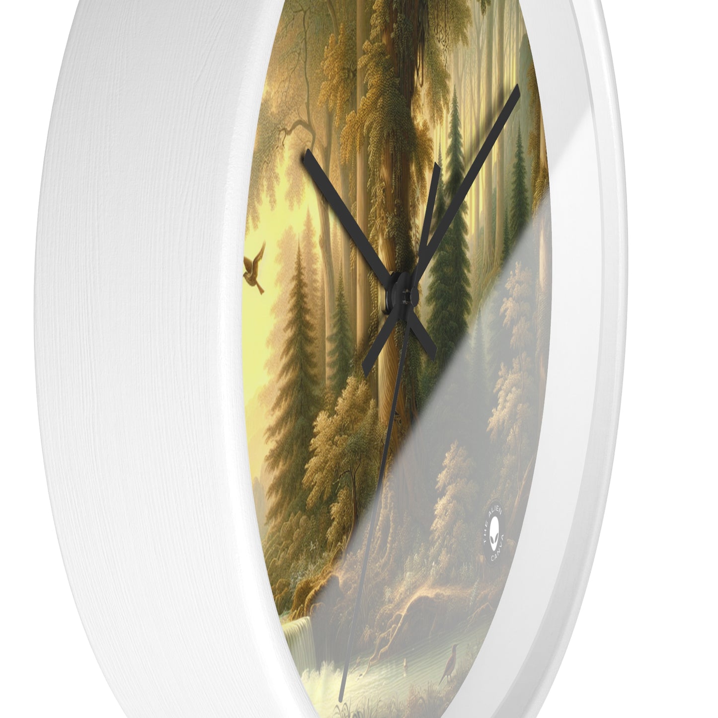 "Tranquil Forest Glen" - The Alien Wall Clock