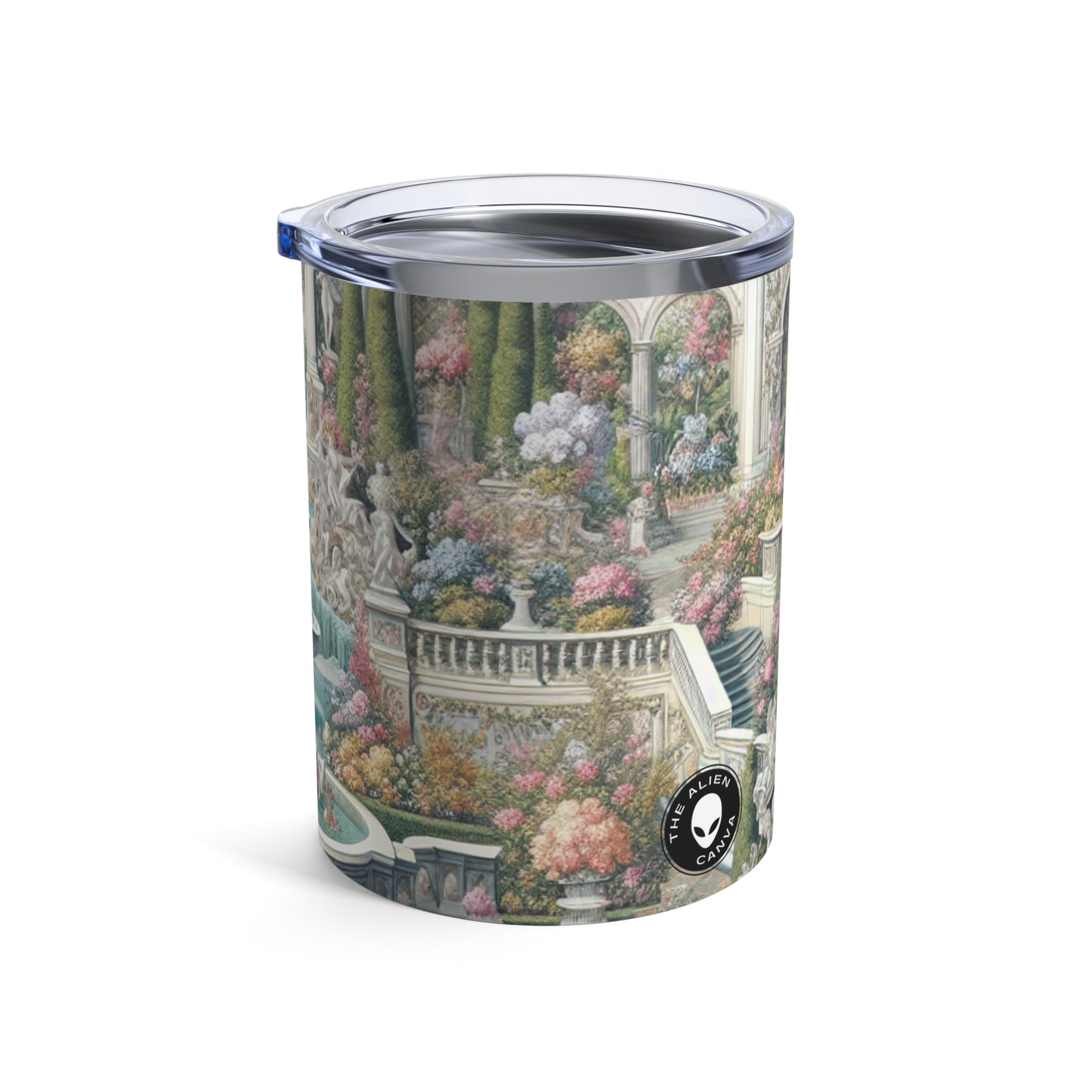 "Garden Elegance: A Rococo Affair" - The Alien Tumbler 10oz Rococo