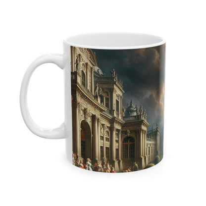 "Royal Banquet in a Baroque Palace" - The Alien Ceramic Mug 11oz Baroque