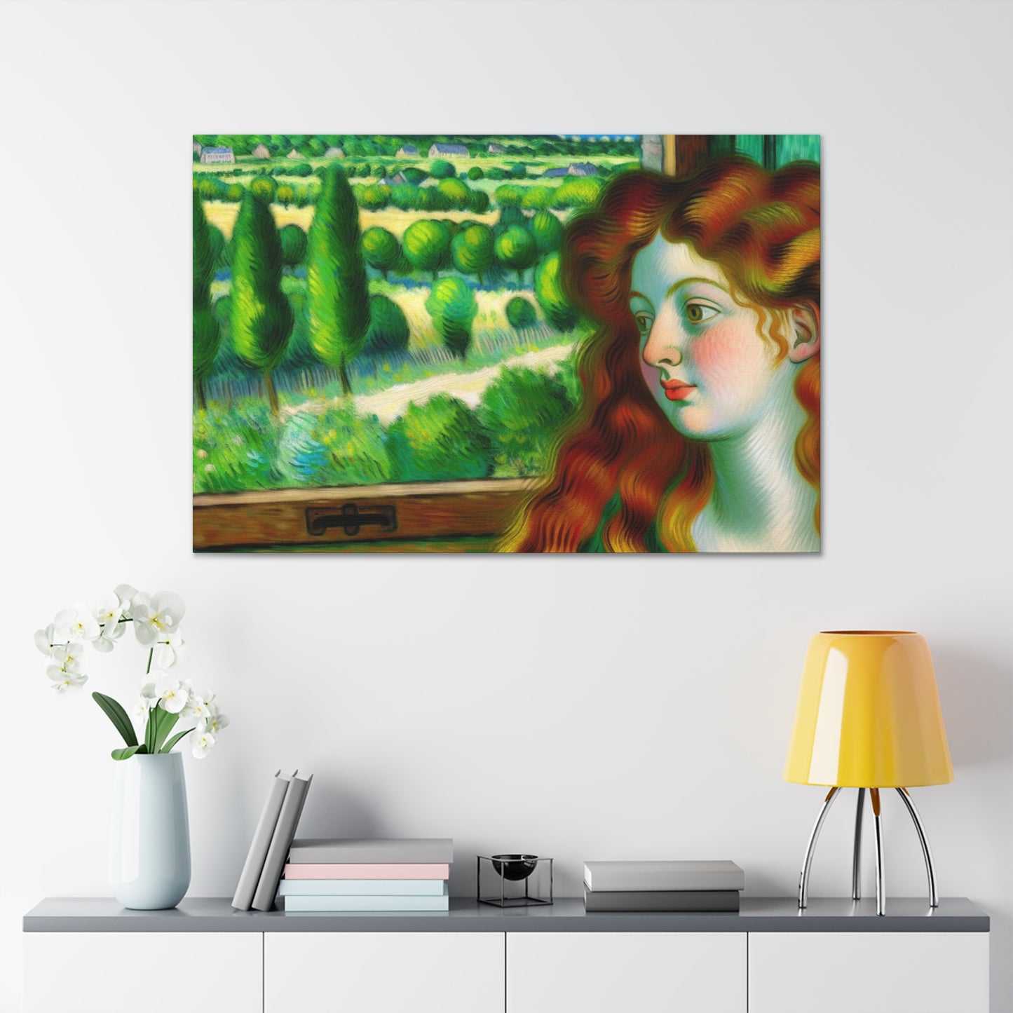"French Countryside Escape" - The Alien Canva Post-Impressionism Style