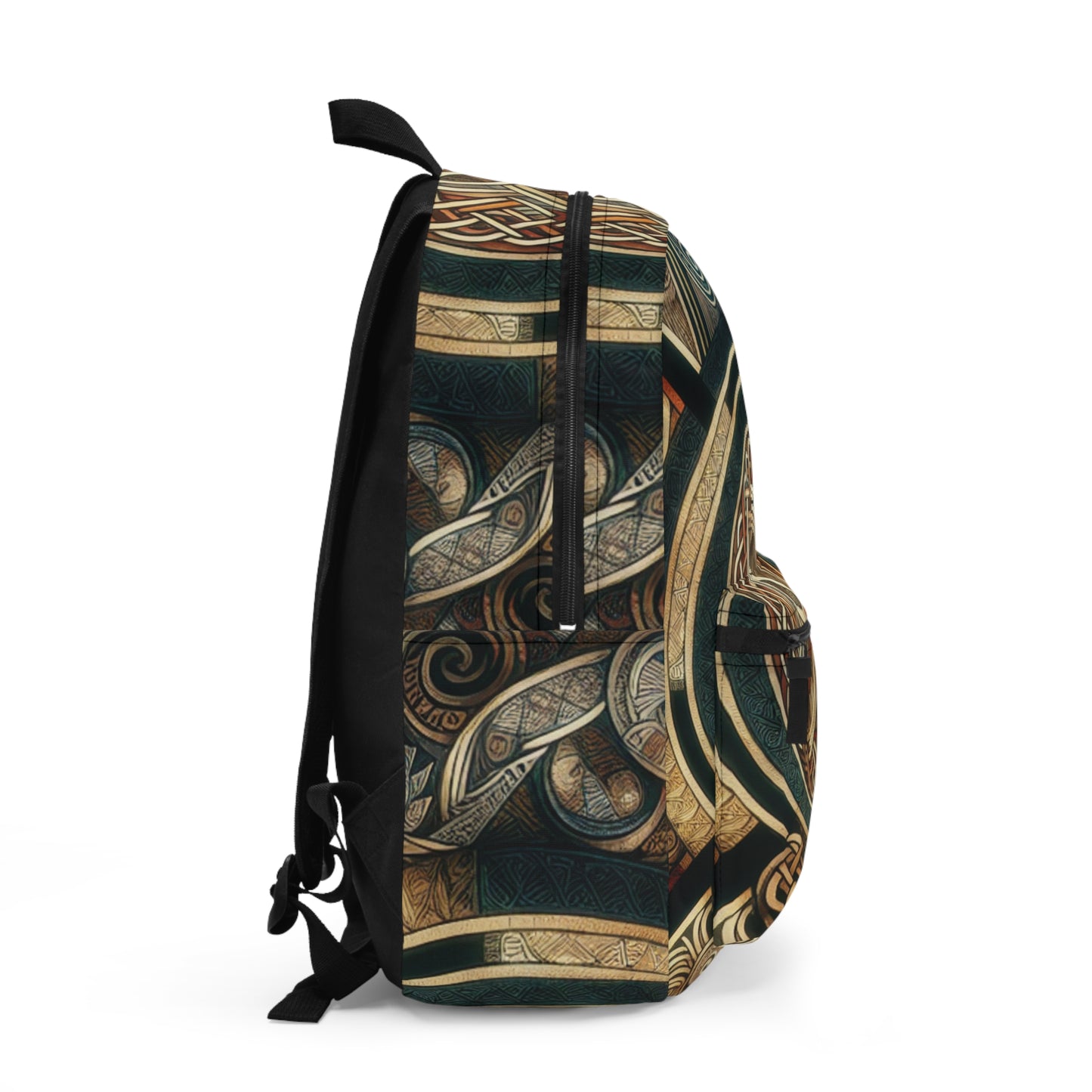 "Metamorphic Threads: Exploring Transformation through Celtic Knot Art" - The Alien Backpack Celtic Art