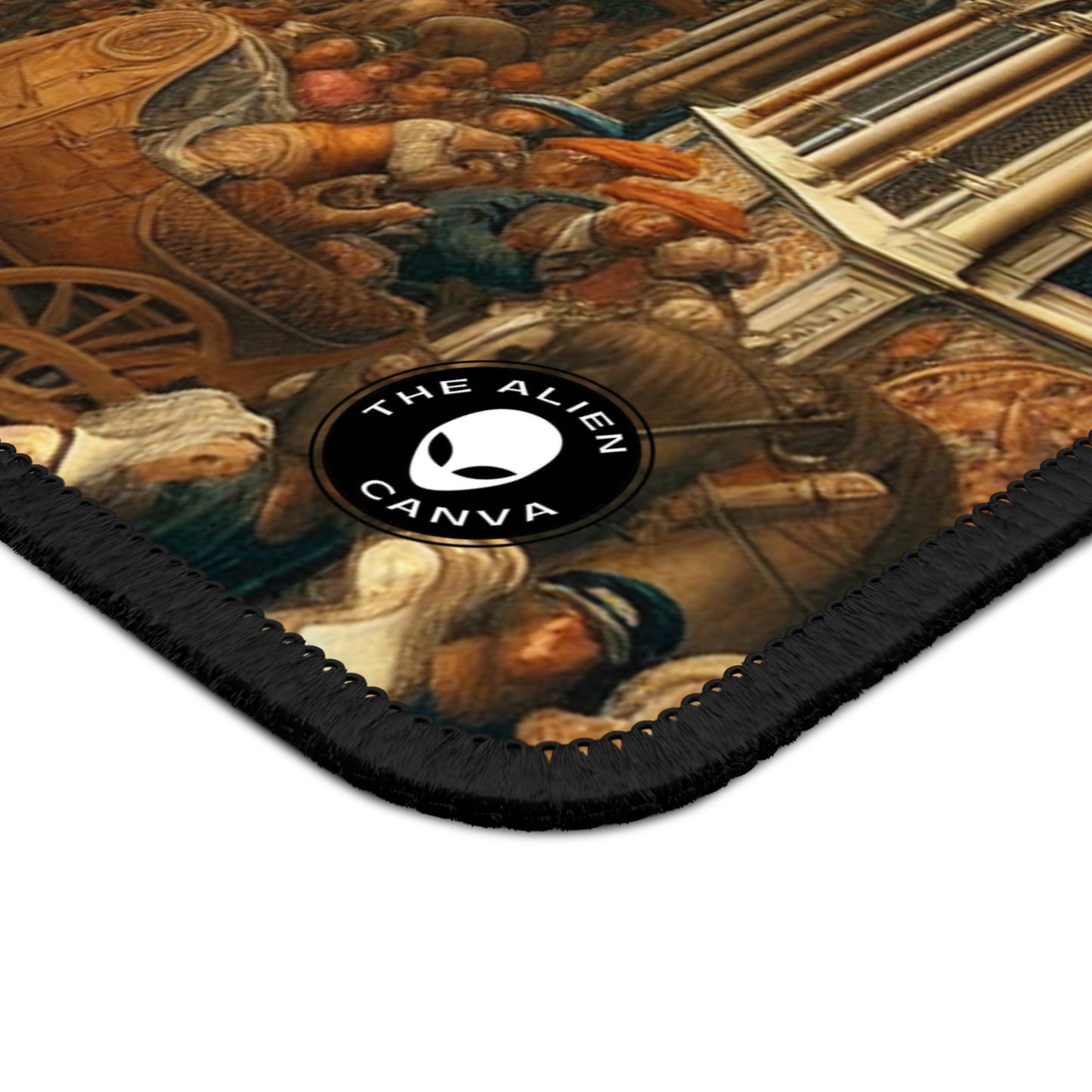 "Unity in Opulence: A Renaissance Banquet of Nations" - The Alien Gaming Mouse Pad Renaissance