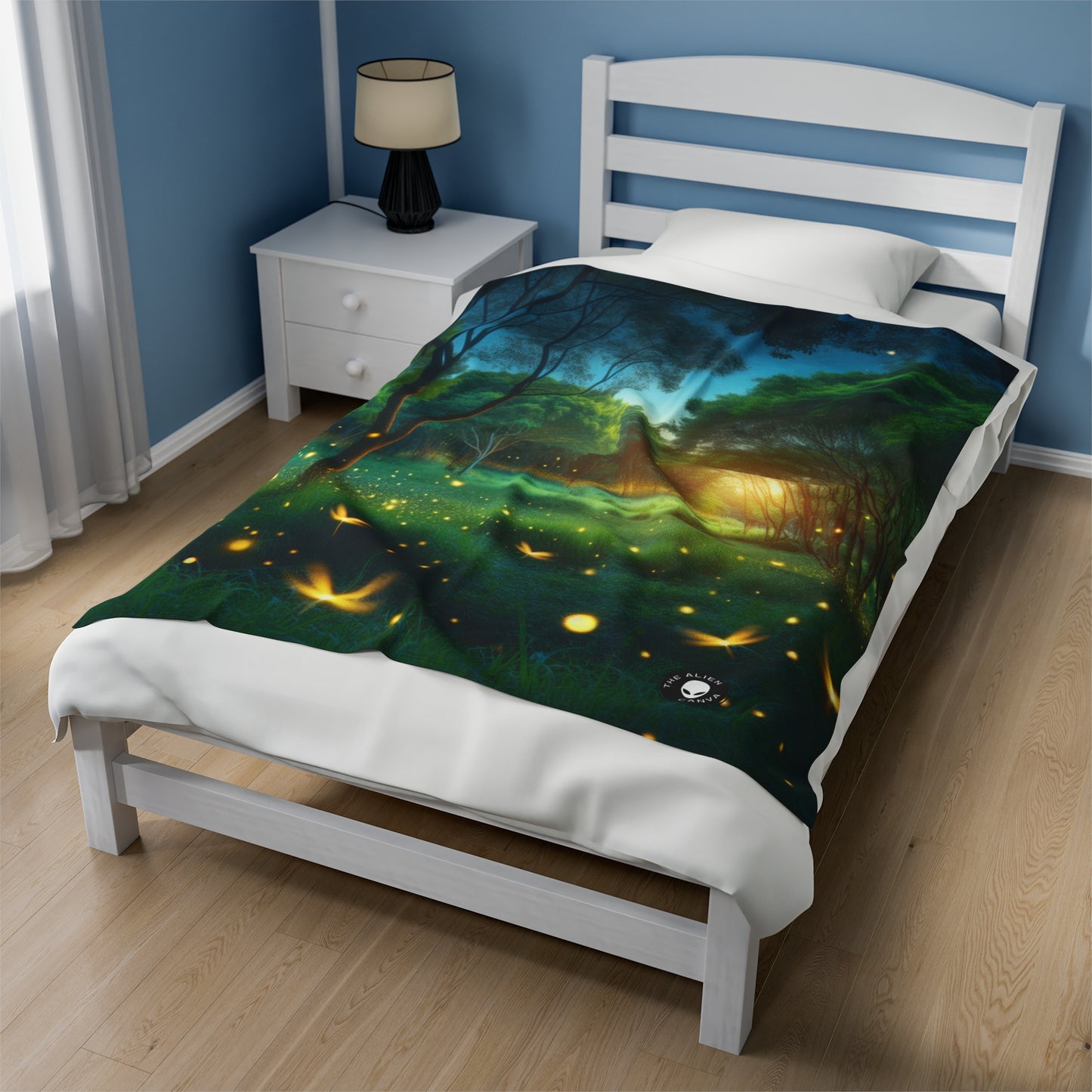 "Firefly Dusk" - The Alien Velveteen Plush Blanket