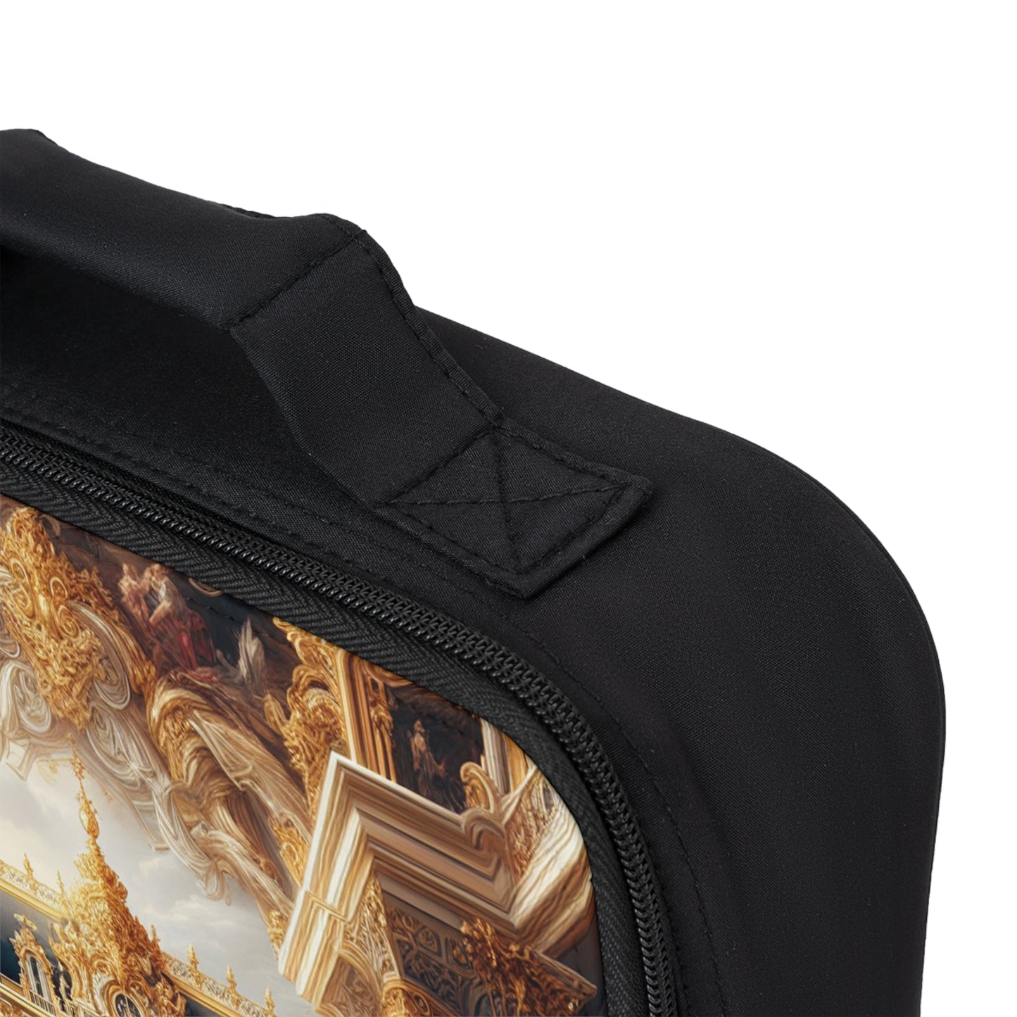 "Regal Splendor: A Gold-Plated Baroque Palace" - The Alien Lunch Bag Baroque Style