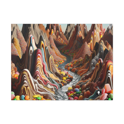 "Candyland: A Sweet Surrealistic Landscape" - The Alien Canva