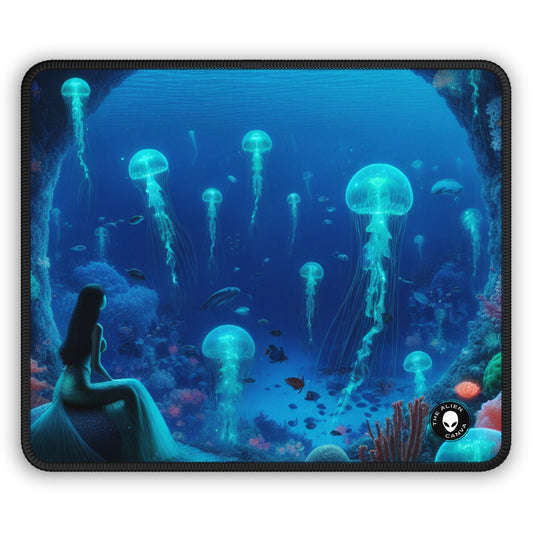 "La sérénité de la sirène : un ballet de méduses" - Le tapis de souris de jeu Alien