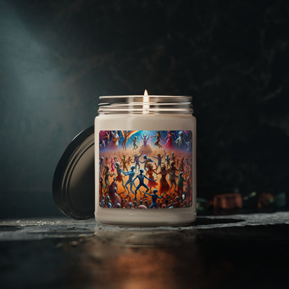 "Interstellar Rave: Embracing Cosmic Unity" - The Alien Scented Soy Candle 9oz