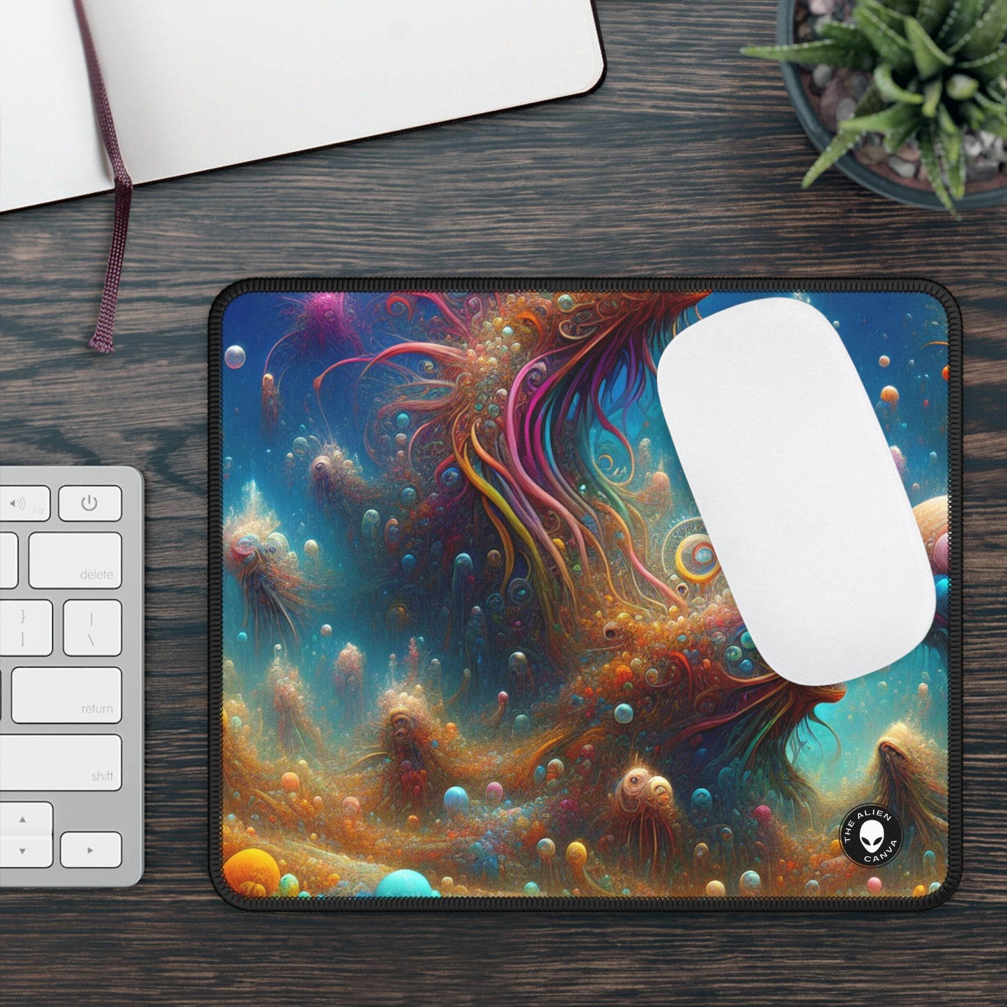 « Paysage de rêve aquatique enchanteur » – Le tapis de souris Alien Gaming