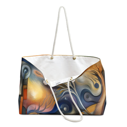 "Everyday Enchantment: A Surreal World in Motion" - The Alien Weekender Bag Surrealist Automatism