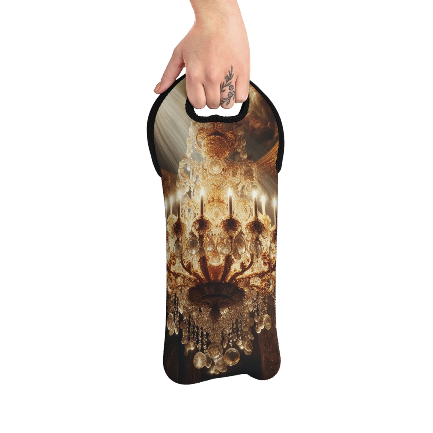 "Heavenly Splendor" - The Alien Wine Tote Bag Baroque Style