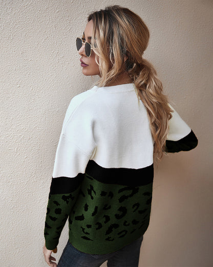 Trendy leopard print T-shirt