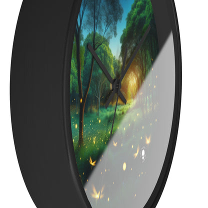 "Firefly Dusk" - The Alien Wall Clock