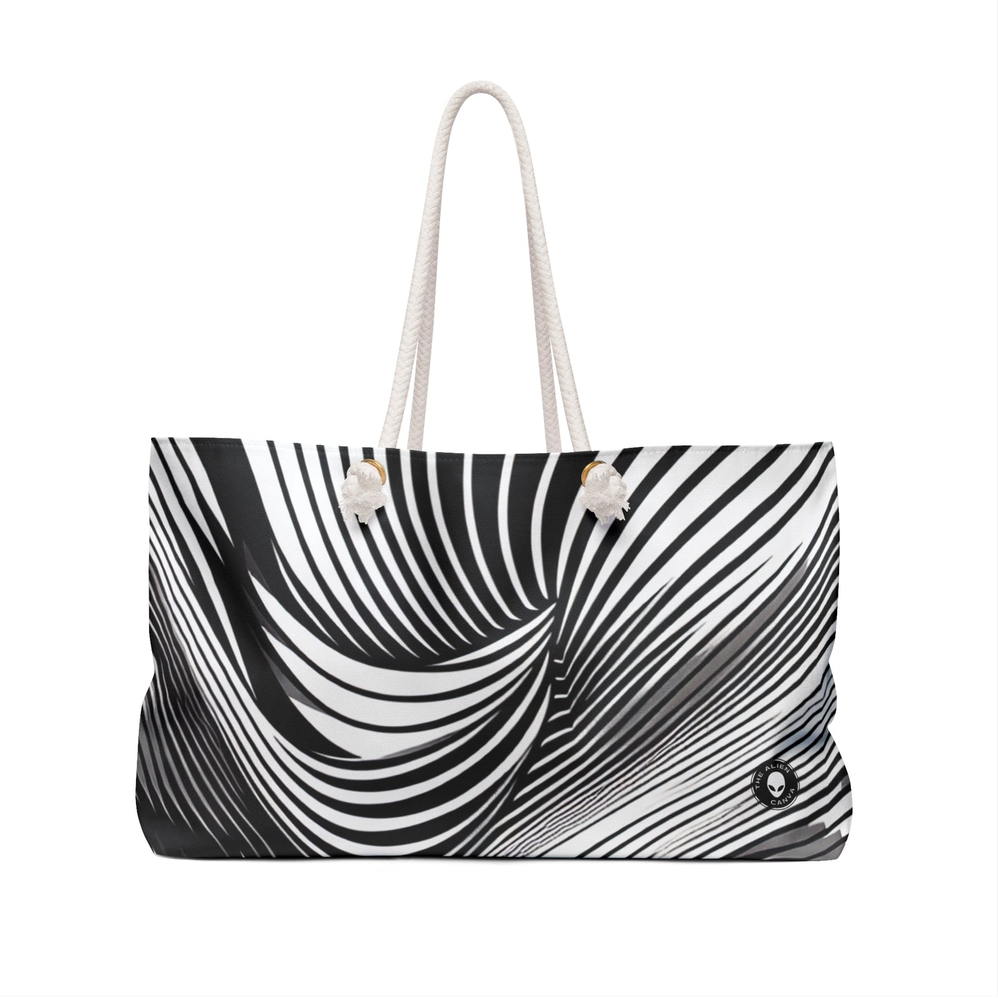 "Motion Embodied: Exploring Dynamic Illusion through Op Art" - The Alien Weekender Bag Op Art