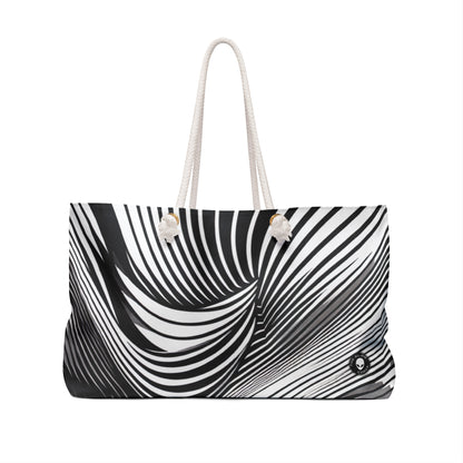 "Motion Embodied : Explorer l'illusion dynamique à travers l'Op Art" - The Alien Weekender Bag Op Art