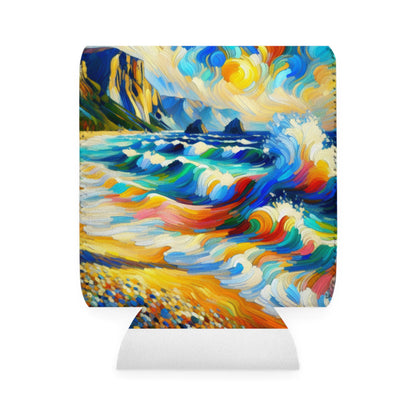 "The Fauvist Shore" - The Alien Can Cooler Sleeve Fauvism