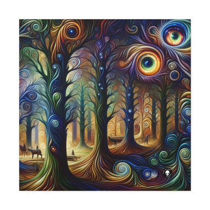 « Forêts arc-en-ciel enchantées » – The Alien Canva