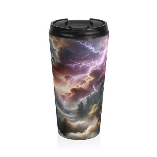 "Thunderstruck Forest" - The Alien Stainless Steel Travel Mug