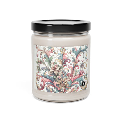 "Élégance enchantée : une soirée dans un jardin rococo" - La bougie de soja parfumée Alien 9oz Rococo