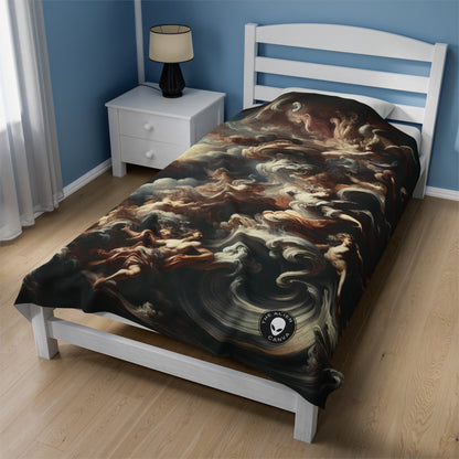 "Majestic Ballroom: A Baroque Affair" - The Alien Velveteen Plush Blanket Baroque