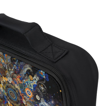 "Starry Night Body Art: Vivid Colors and Swirling Strokes"- The Alien Lunch Bag Body Art