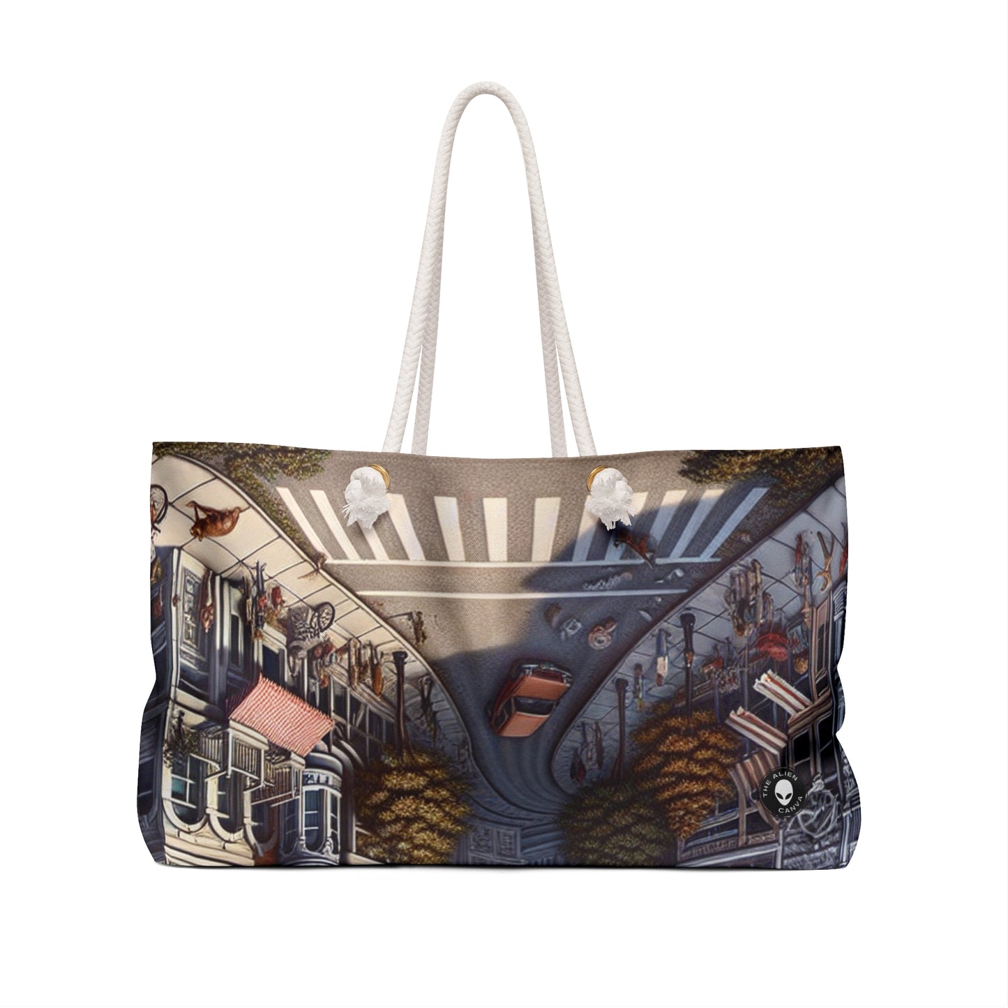 "Passage Enchanté : Transcender la Réalité" - Le Trompe-l'oeil du Sac Weekender Alien