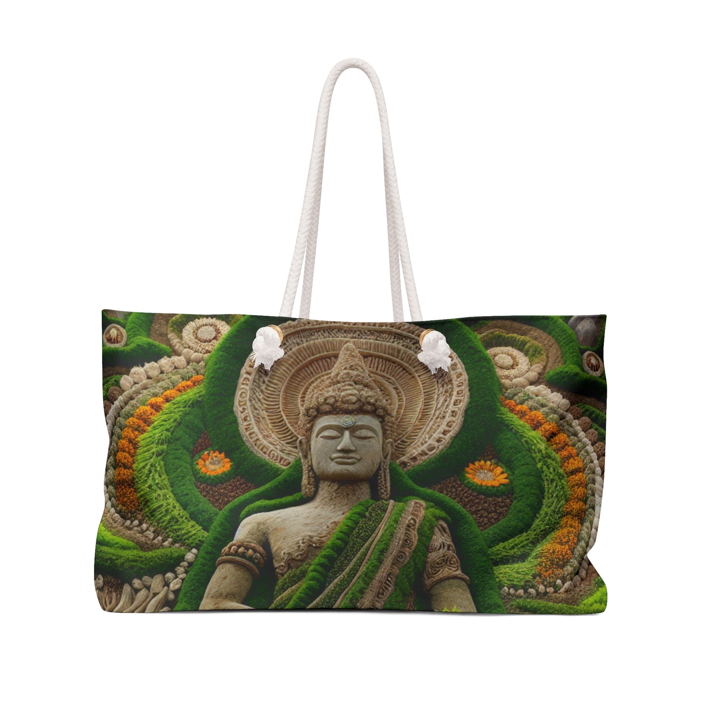 "Forest Mandala: A Harmony of Nature" - The Alien Weekender Bag Earth Art