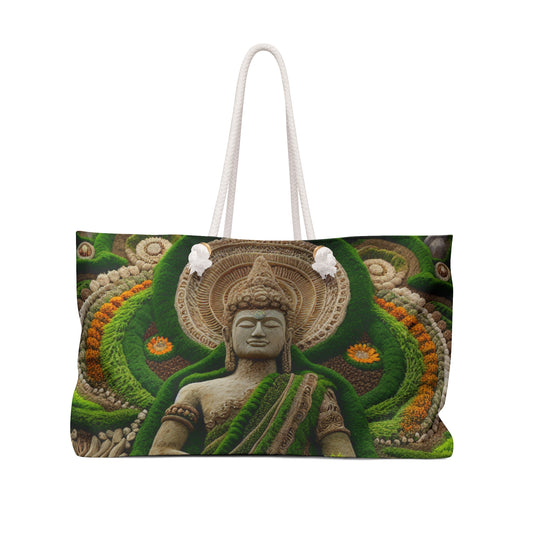 "Forest Mandala: Una armonía de la naturaleza" - The Alien Weekender Bag Earth Art