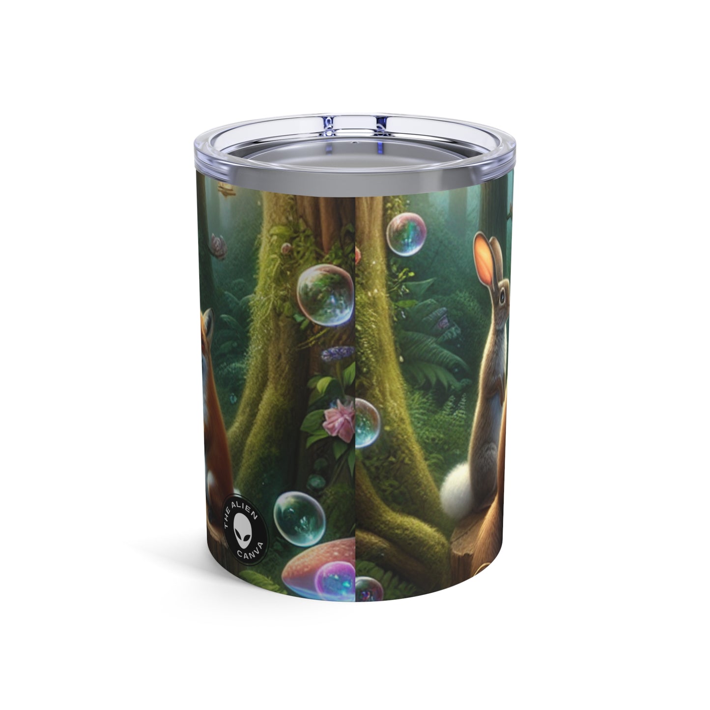 "Enchanted Forest Tea Time" - The Alien Tumbler 10oz