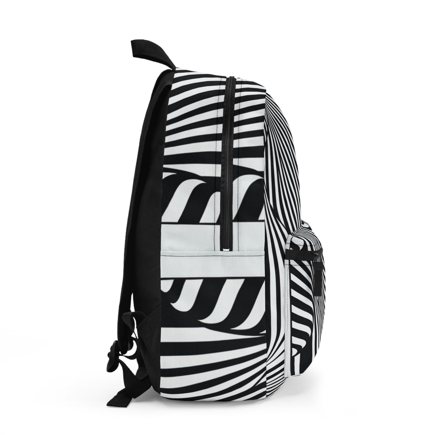 "Ola de ilusión óptica": la mochila alienígena estilo Op Art