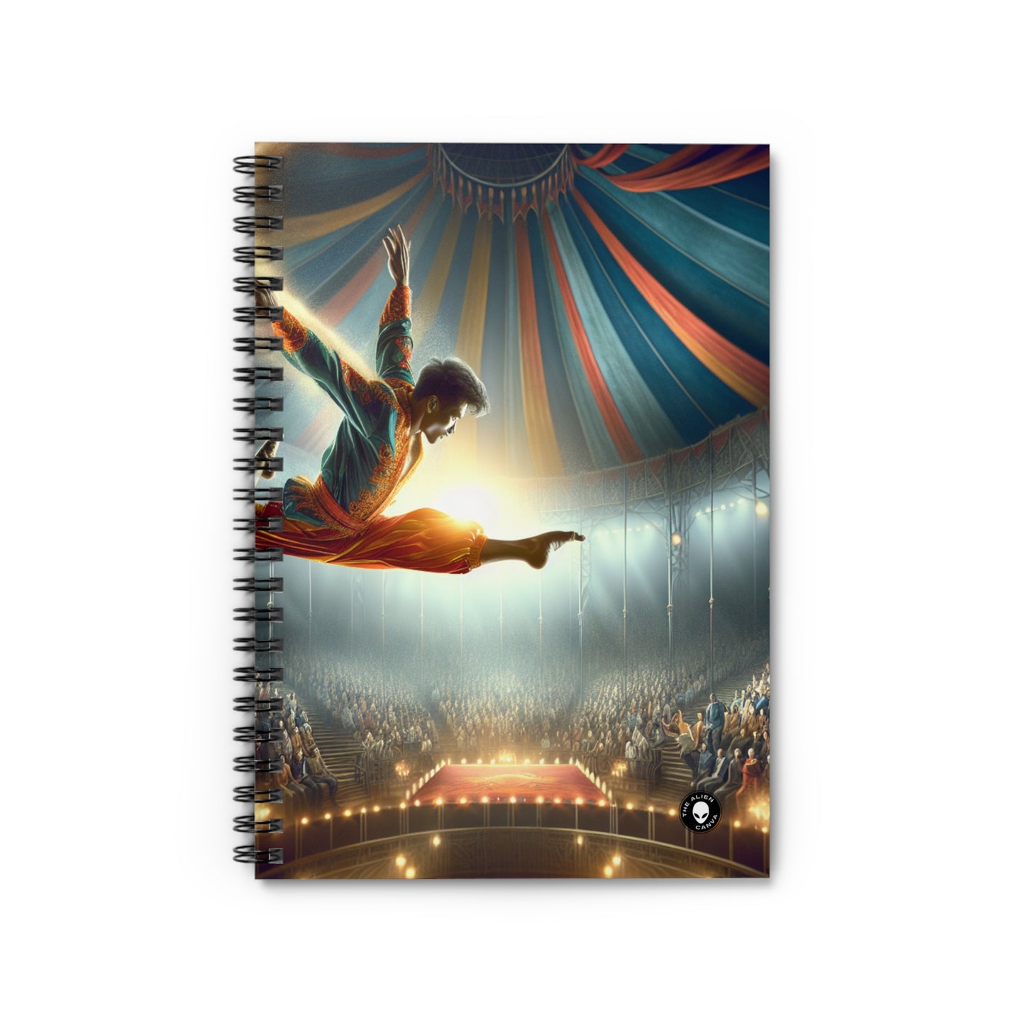 "The Aerial Acrobat" - The Alien Spiral Notebook (Ruled Line) Photorealism