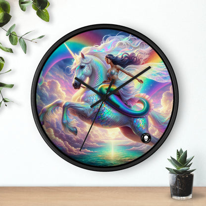 "Mermaid and Unicorn Adventure" - The Alien Wall Clock