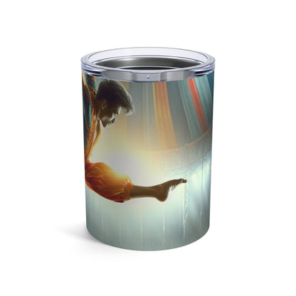 "L'acrobate aérien" - Le photoréalisme Alien Tumbler 10oz