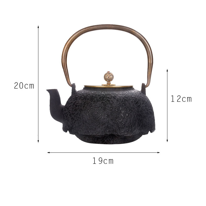 Handmade teapot decoration