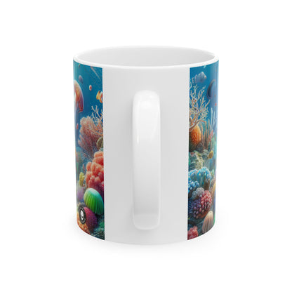 "Jellyfish Fantasy" - The Alien Ceramic Mug 11oz