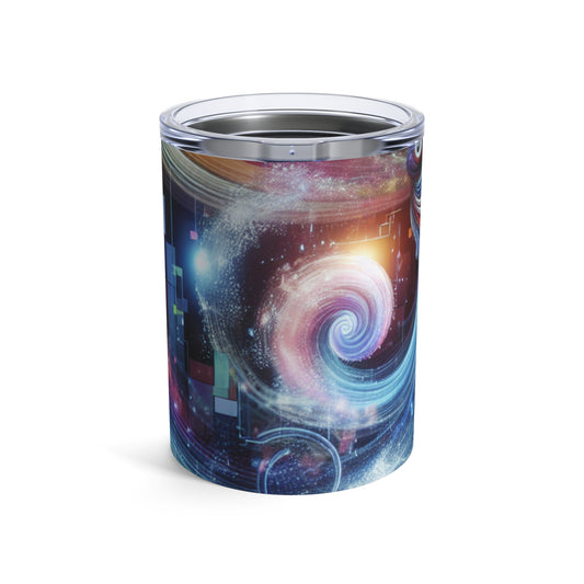 "Fluid Harmony: A Mesmerizing Video Symphony" - The Alien Tumbler 10oz Video Art