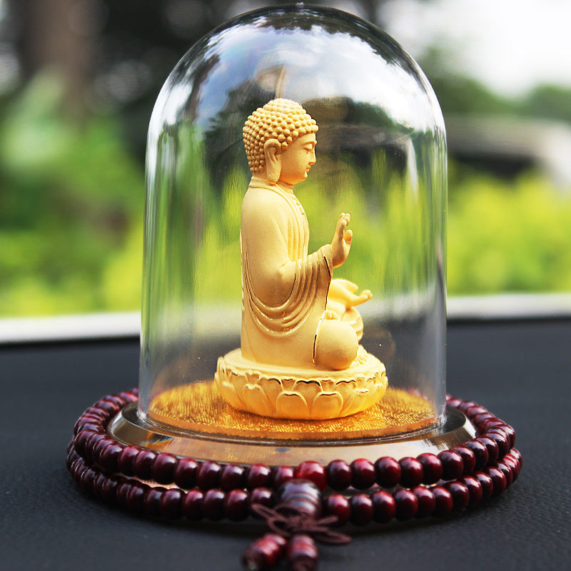 Buddha statue car decoration