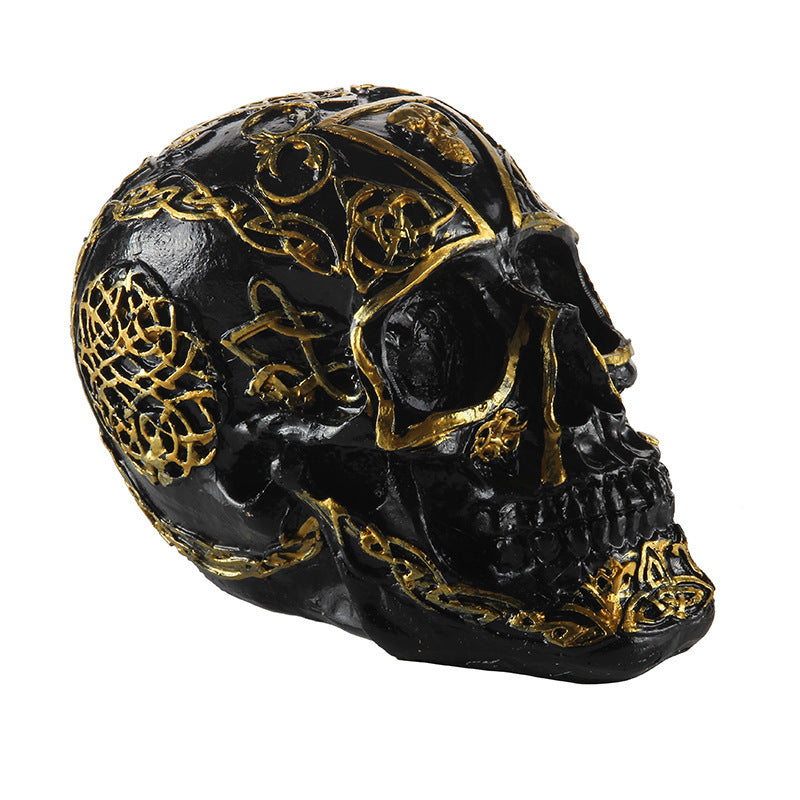 Adornos de Halloween con calaveras de resina decorativas personalizadas