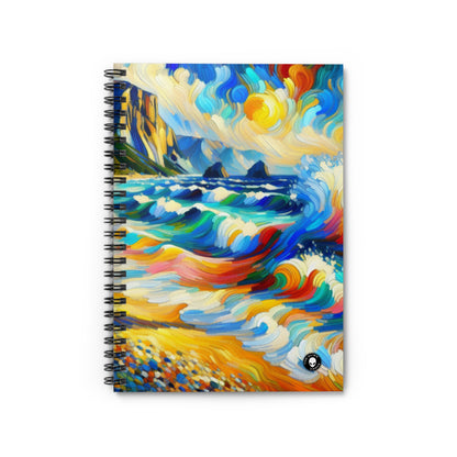 "The Fauvist Shore" - The Alien Spiral Notebook (Ruled Line) Fauvism